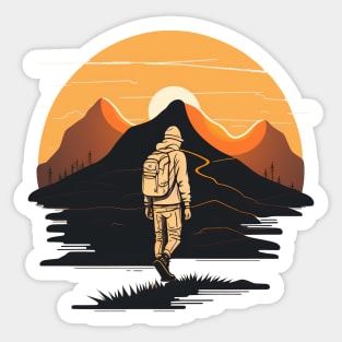 Yolo - Hiking Sticker